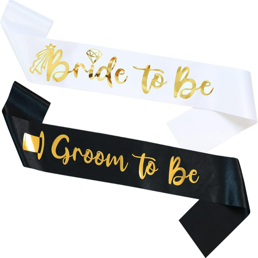 Bridal Sash Ribbon - Ensemble de rubans de fête de