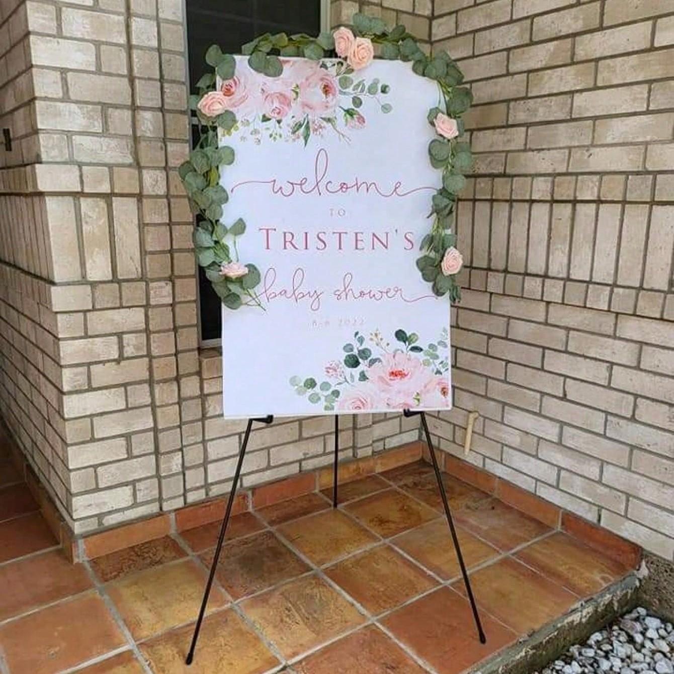 Wedding Ceremony Supply - Support d'affichage portable pliable de 66