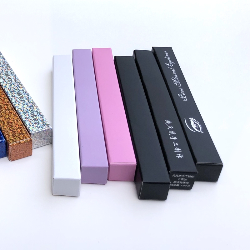 Wedding Package Gold - 1.6*1.6*14.5 cm argent/or/rose/brillant Eyeliner emballage boîte