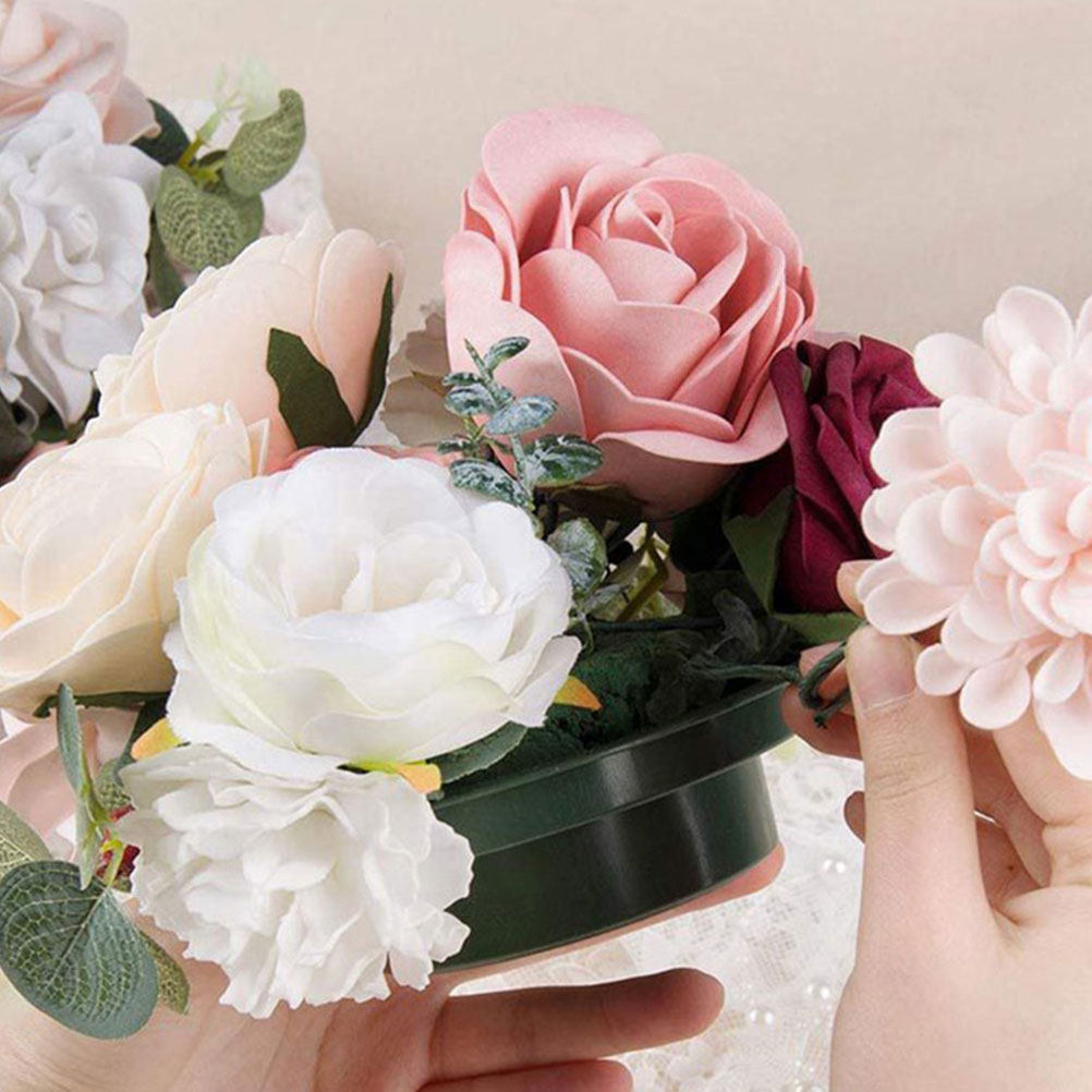 Wedding Floral Supply - Lot de 2 bases florales rondes