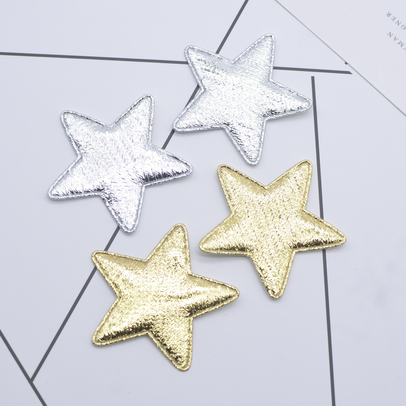Wedding Superstar - 50 pièces d'appliques étoiles en tissu