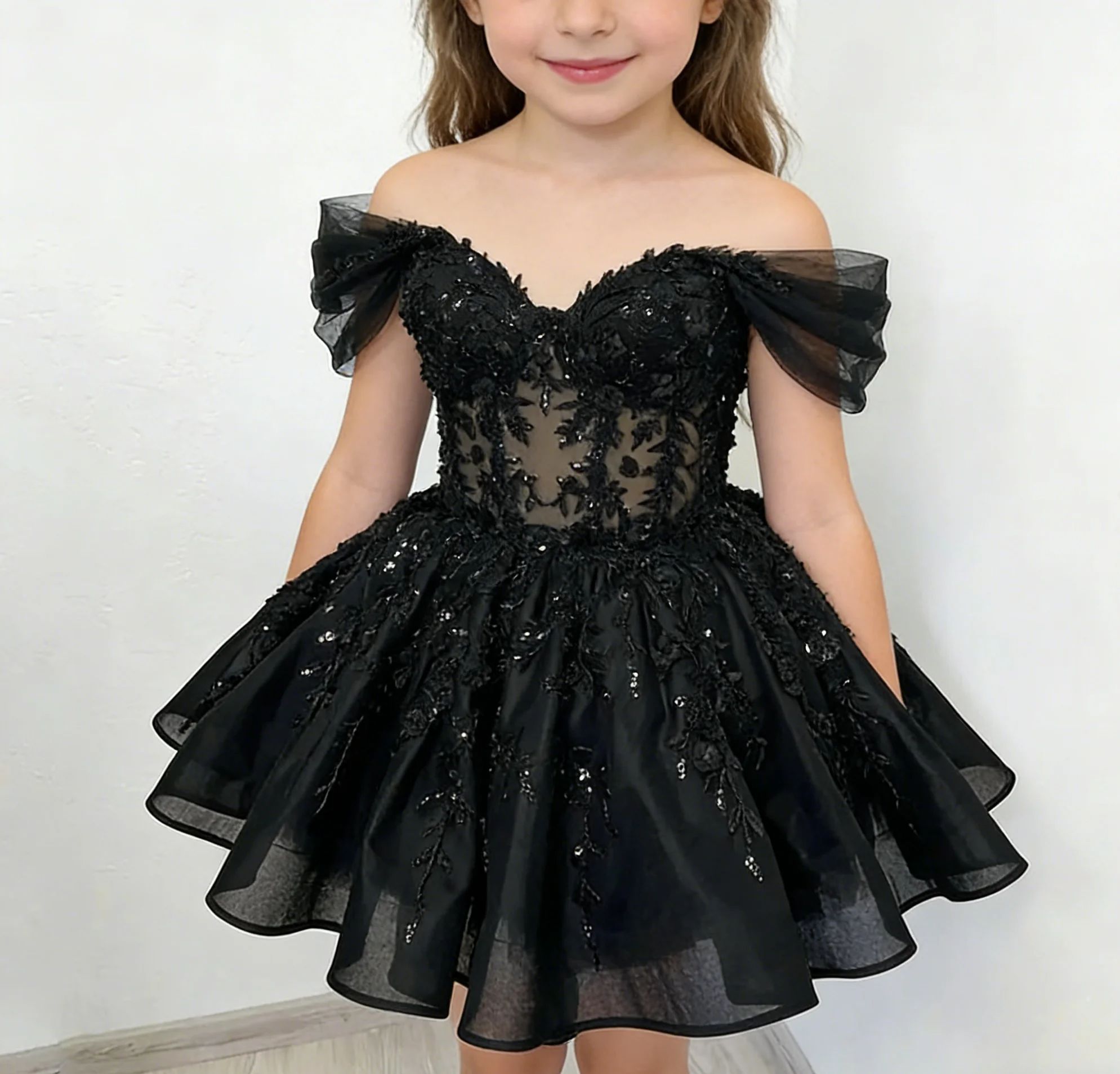 Bridal Sash Ribbon - Robe de demoiselle d'honneur noire personnalisée