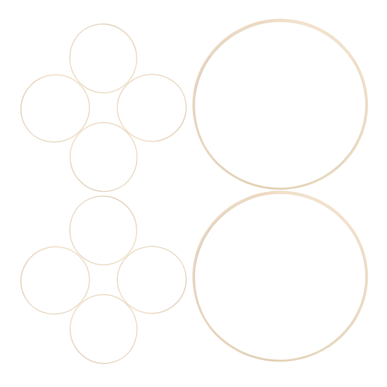 10 cerceaux floraux en bambou  - Wedding Floral Supply avis et prix