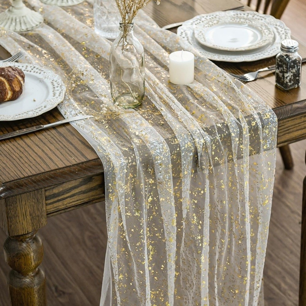 Chemin de table en maille de l - Table Runner Sequin avis et prix