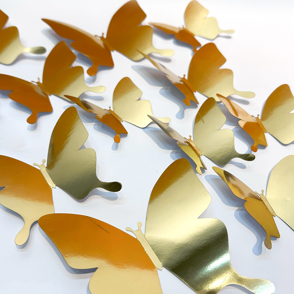 12 autocollants muraux papillo - Wedding Package Gold avis et prix