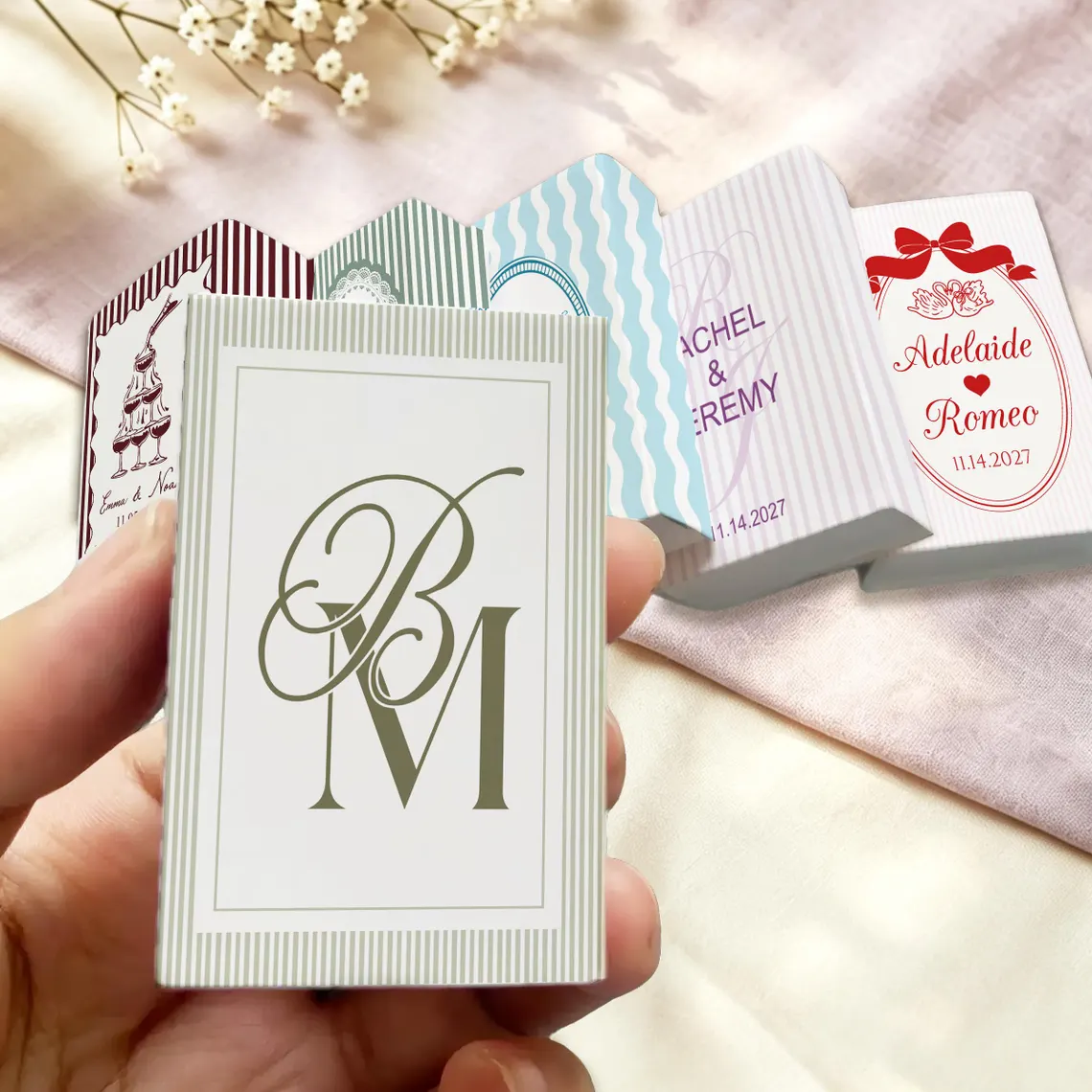 Boîtes d'allumettes personnali - Wedding Package Gold avis et prix