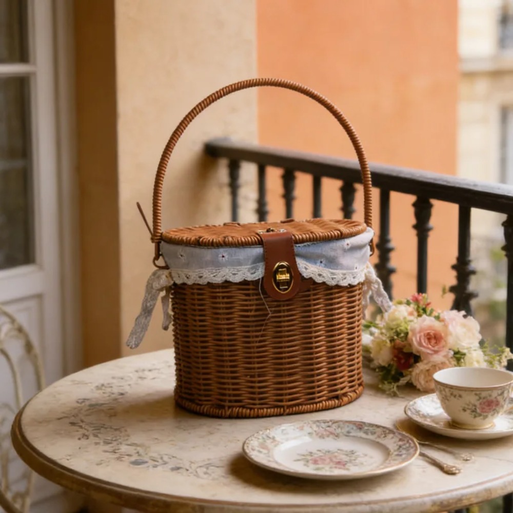 Panier tissé à la main avec co - Wedding Hampers avis et prix