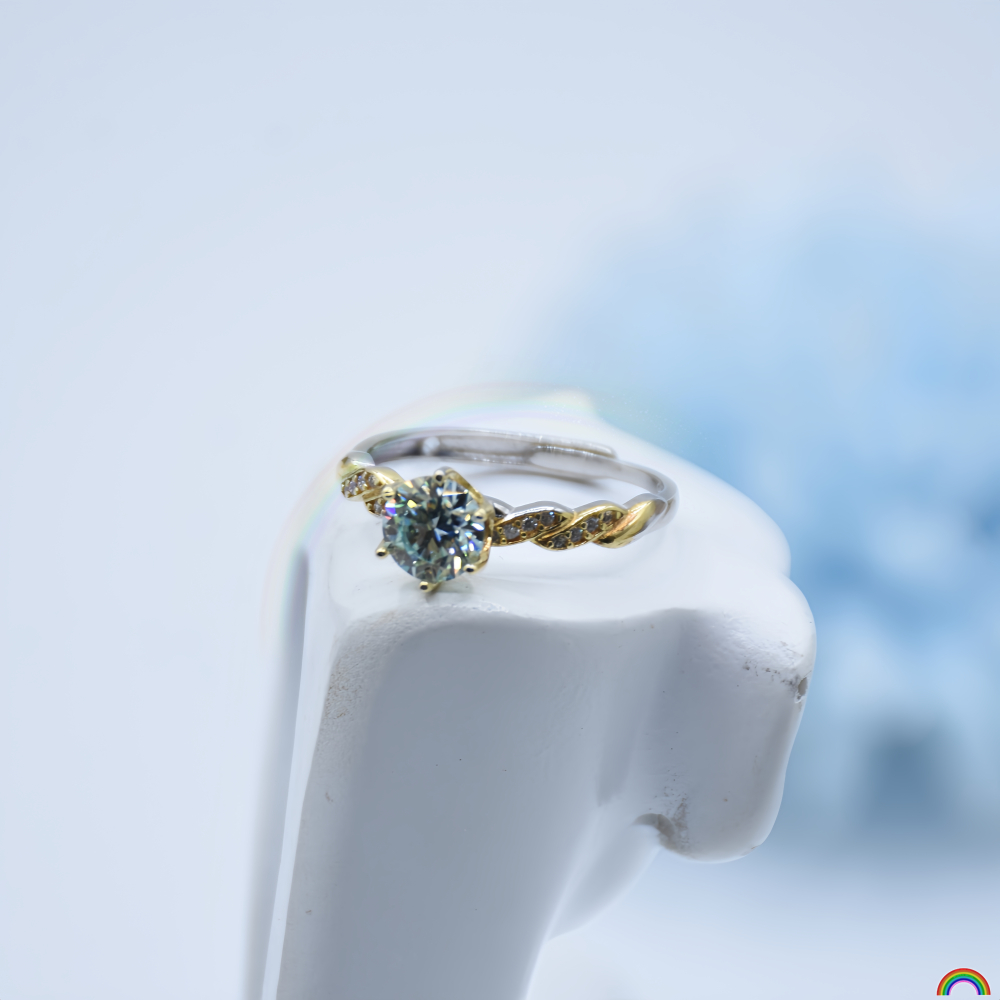 Bague en argent S925 incrustée - Wedding Superstar avis et prix