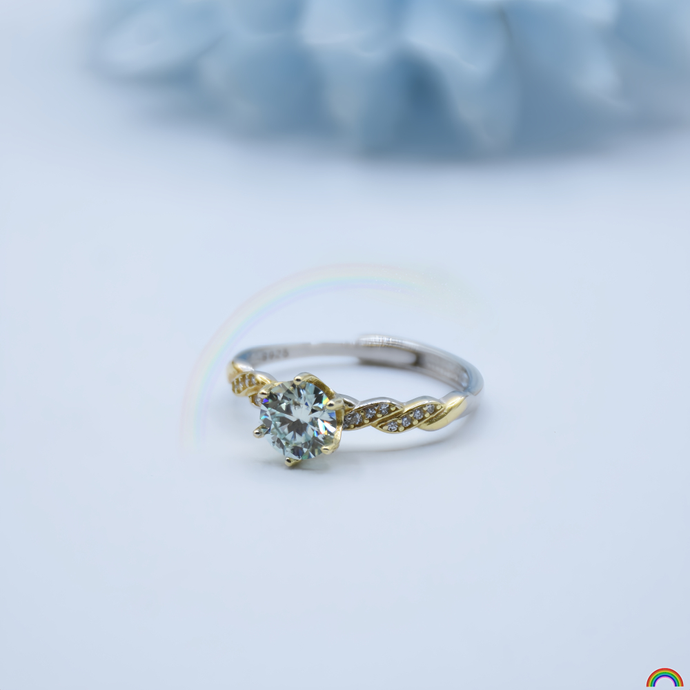 Bague en argent S925 incrustée - Wedding Superstar avis et prix