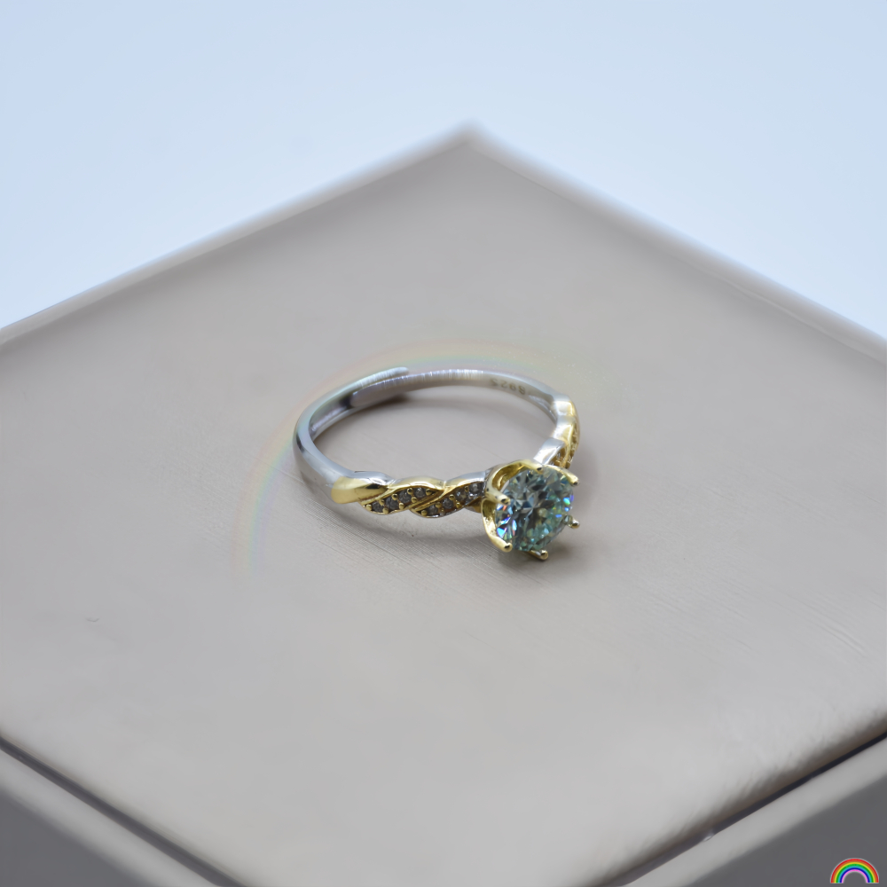 Bague en argent S925 incrustée - Wedding Superstar avis et prix