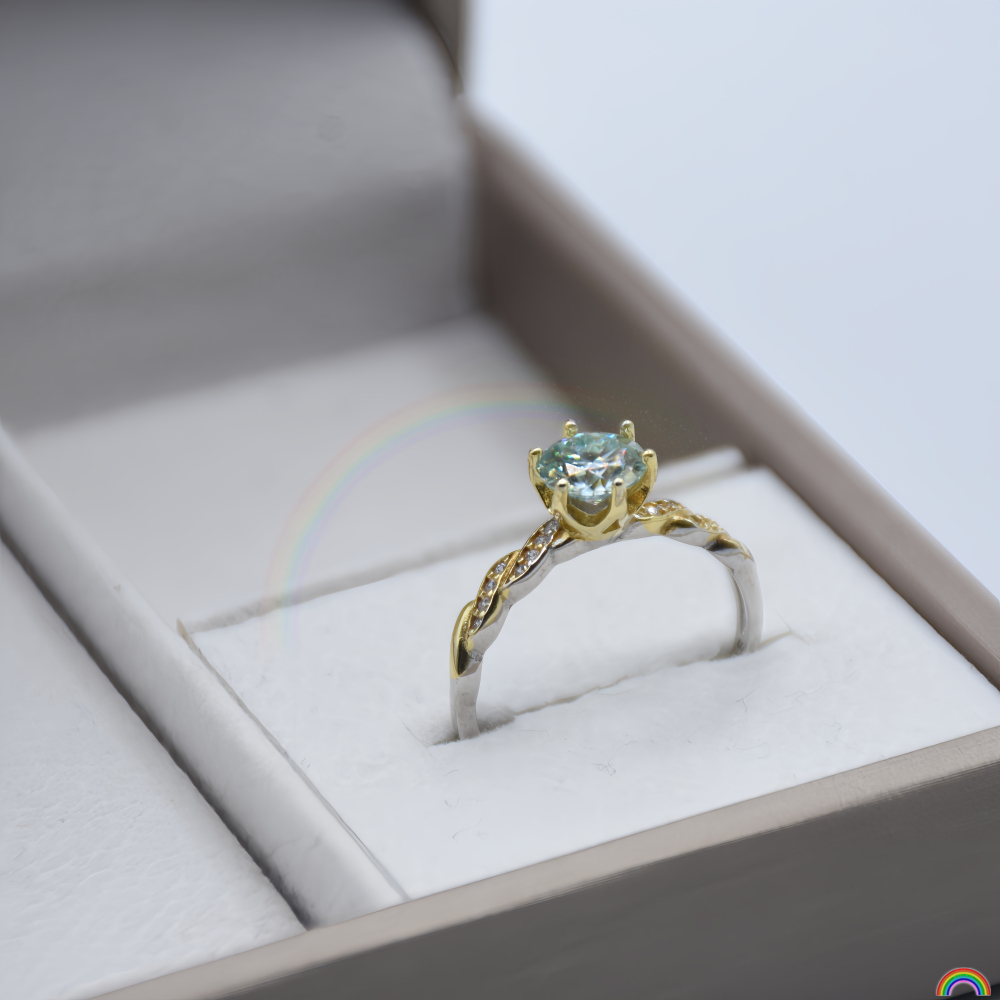 Bague en argent S925 incrustée - Wedding Superstar avis et prix