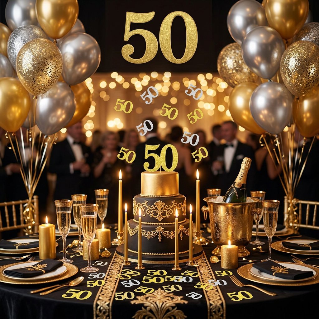 120 Pièces de Confettis pour 5 - Table Number Gold avis et prix