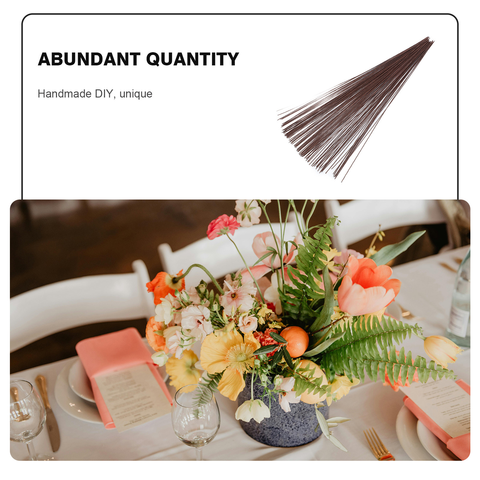 100 pièces de tiges de fleurs  - Wedding Floral Supply avis et prix