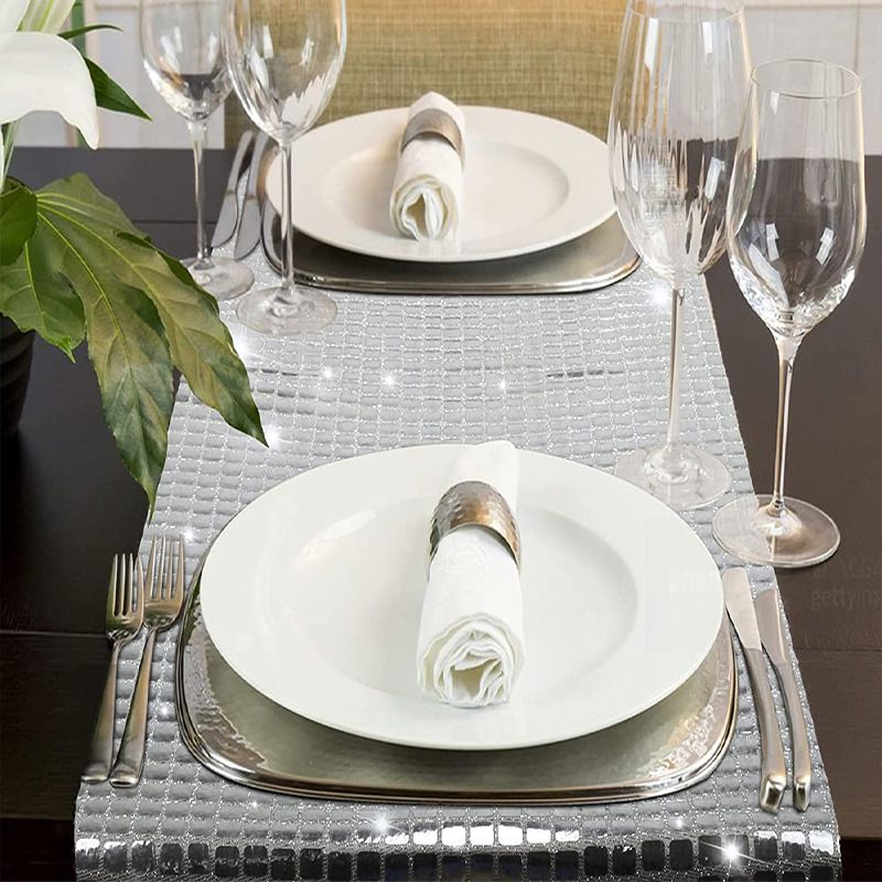 Nappe métallique miroir brilla - Table Runner Sequin avis et prix