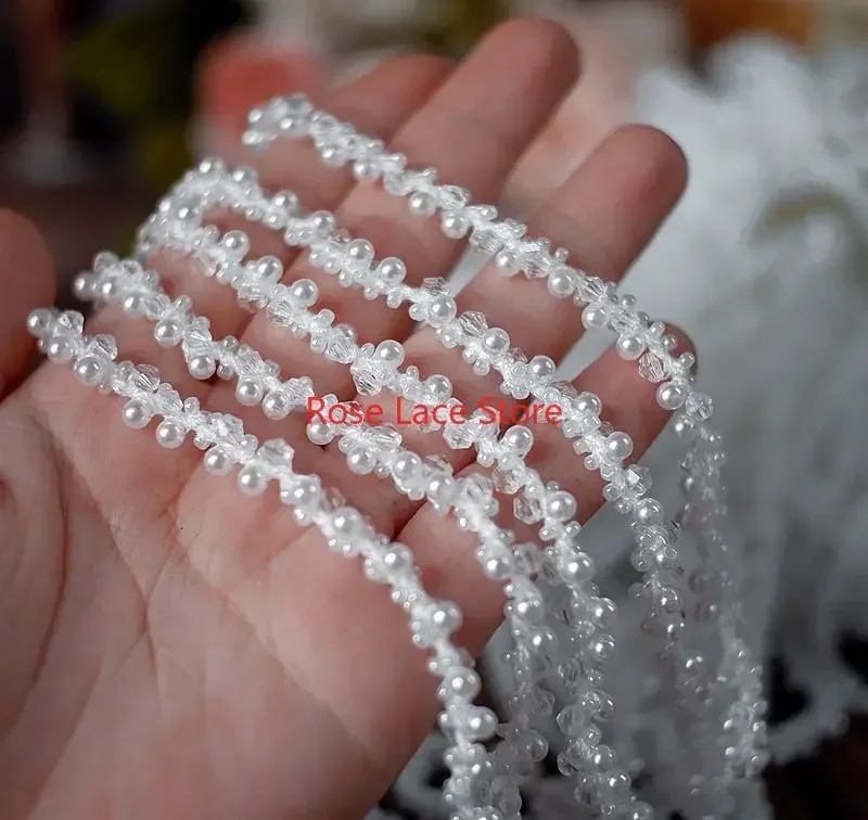 Garniture en dentelle perlée d - Bridal Sash Ribbon avis et prix