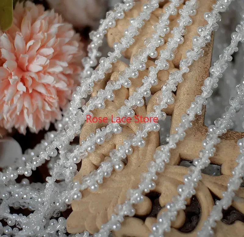 Garniture en dentelle perlée d - Bridal Sash Ribbon avis et prix