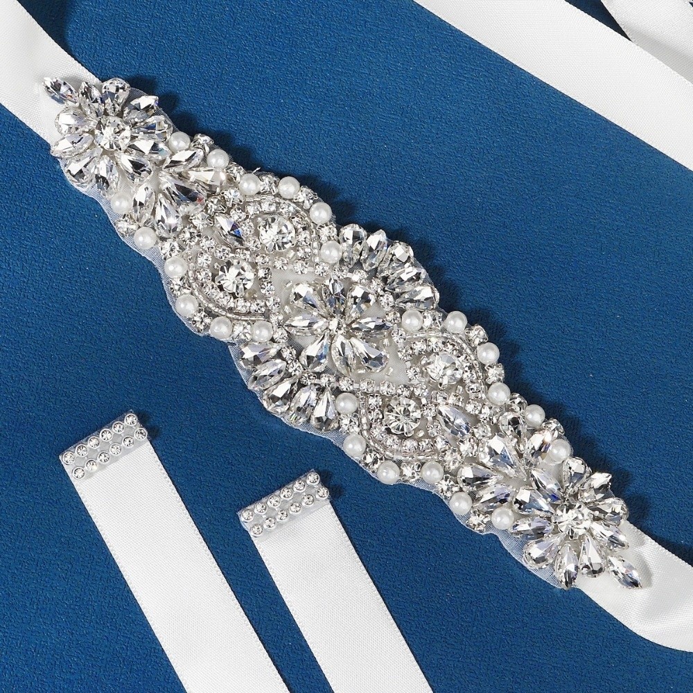 Ceinture de mariée longue en r - Bridal Sash Ribbon avis et prix