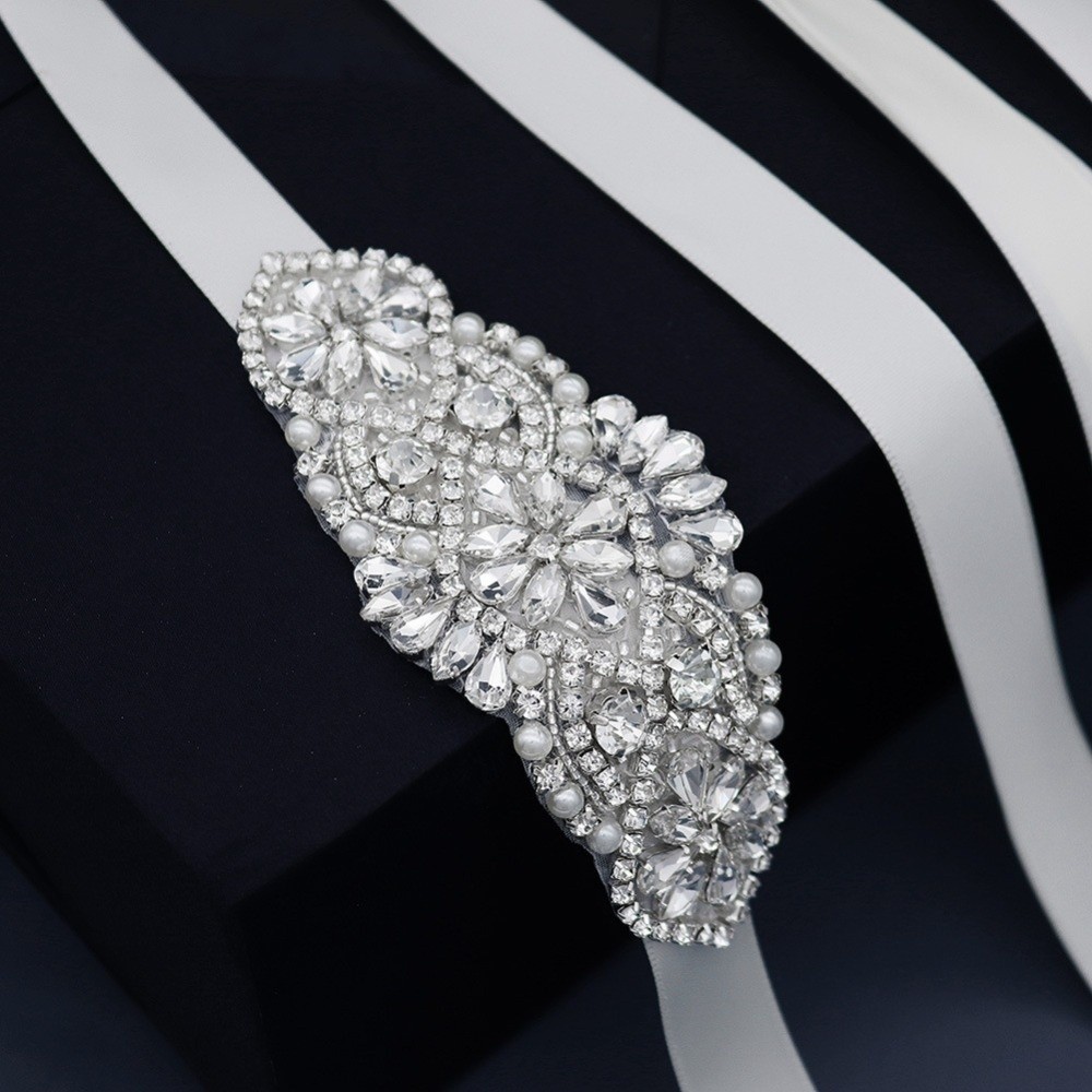 Ceinture de mariée longue en r - Bridal Sash Ribbon avis et prix