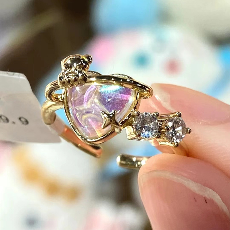Bague en pierre œil de chat co - Wedding Superstar avis et prix