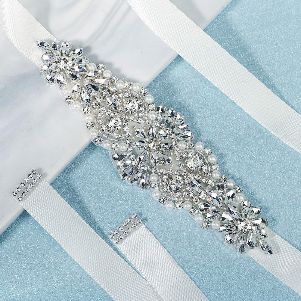 Ceinture de mariée longue arge - Bridal Sash Ribbon avis et prix